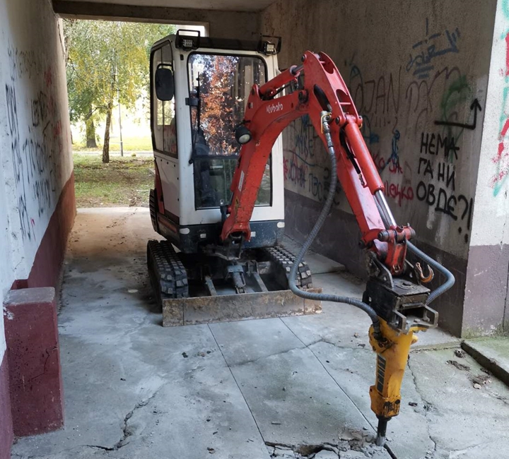 Radovi bagerom Novi Sad- Aqua Sever Clean